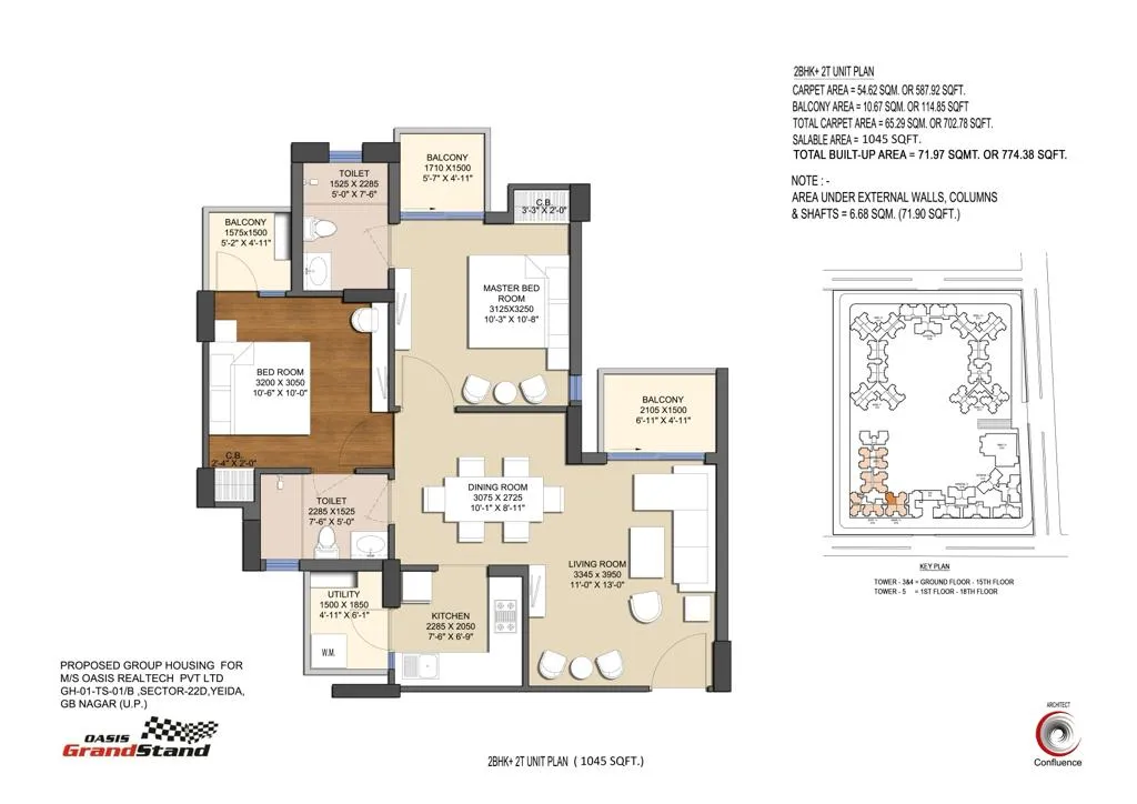 oasis Grandstand 4bhk apartment price